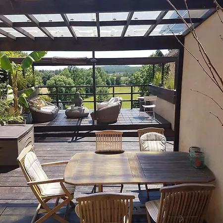 Le Belmontais, Maison Individuelle, Vue Panoramique Sur La Riviere Bed and breakfast