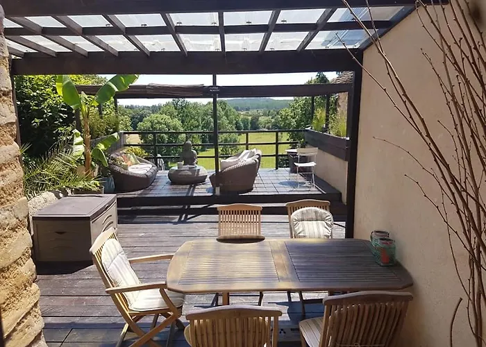 Le Belmontais, Maison Individuelle, Vue Panoramique Sur La Riviere Bed and breakfast